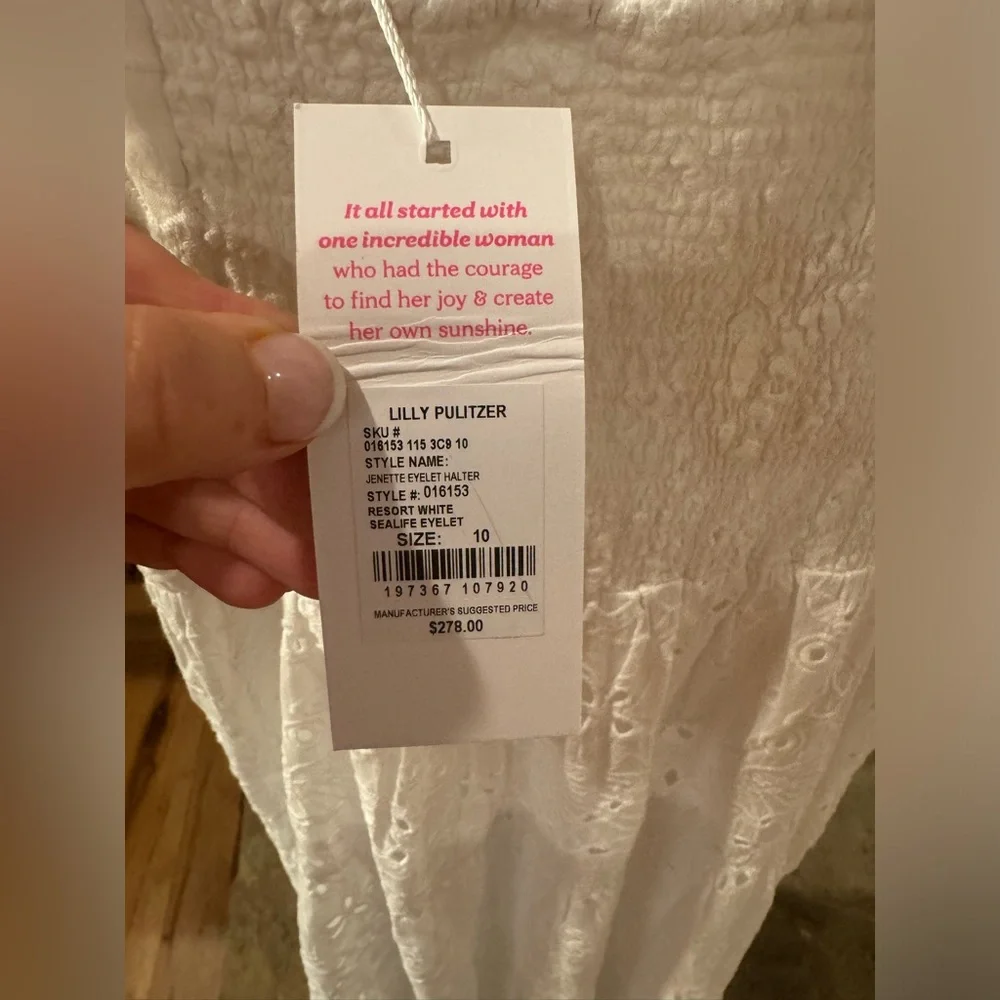 Jenette Eyelet Embroidered Halter Sundress
Lilly Pulitzer® NEW w/tags - Picture 4 of 4